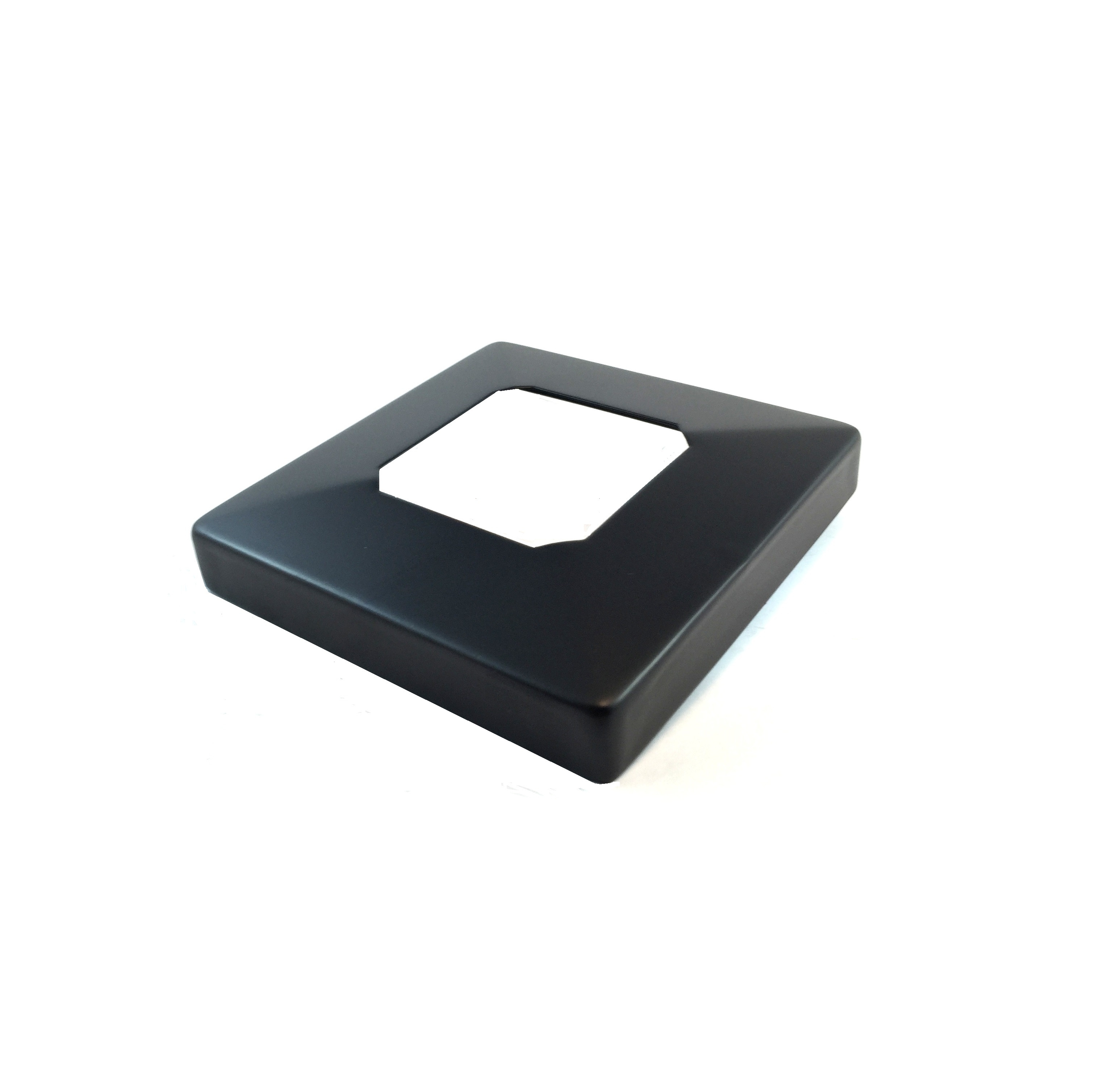 Cover Plate For Encore Square Base Spigot   - Satin Black Finish